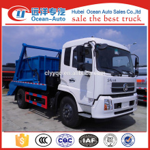 dongfeng kingrun 8cbm capacity of swing arm waste truck